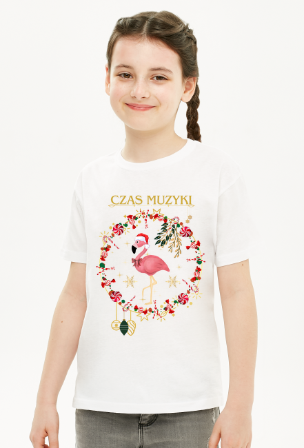 T-shirt CZAS MUZYKI świąteczny