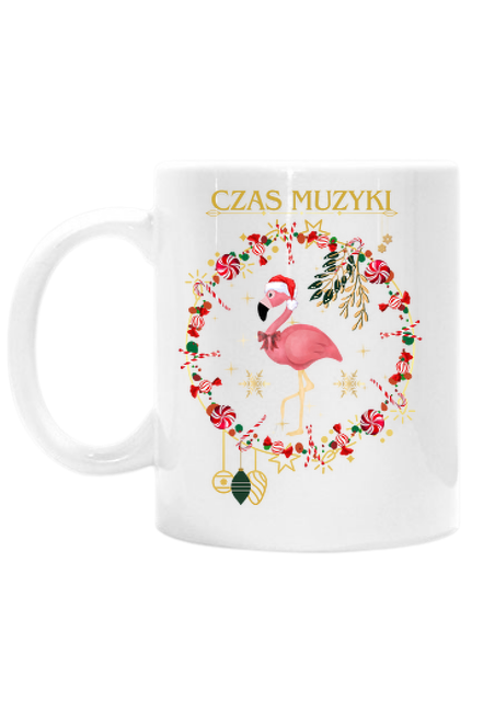 Kubek CZAS MUZYKI świąteczny