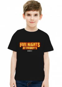 T-shirt chłopięcy FNAF Pięć Koszmarnych Nocy dla dzieci i młodzieży