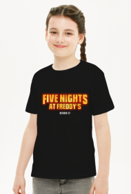 T-shirt dziewczęcy FNAF Pięć Koszmarnych Nocy dla dzieci i młodzieży