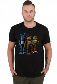 T-shirt młodzieżowy FNAF Pięć Koszmarnych Nocy dla dzieci i młodzieży