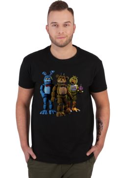 T-shirt młodzieżowy FNAF Pięć Koszmarnych Nocy dla dzieci i młodzieży