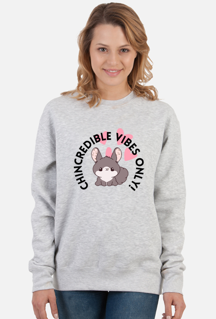 chincredible vibes only - bluza z szynszylą