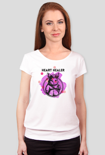 szynszyle - koszulka damska heart healer