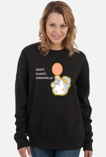 Sassy, classy, chinchilla - bluza szynszyle