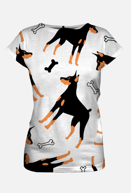 Koszulka damska doberman
