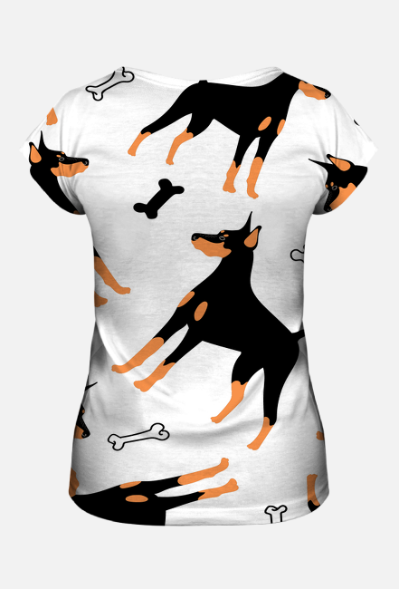 Koszulka damska doberman