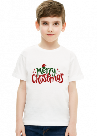 Koszulka Dziecięca Wesołych Świąt Merry Christmas