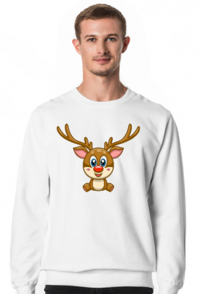 Renifer z czerwonym nosem