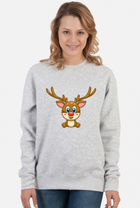 Renifer z czerwonym nosem