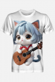 Ukulele kociak - koszulka full print