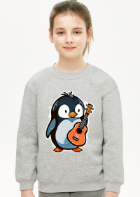 Ukulele Pingwinek - bluza dziecięca
