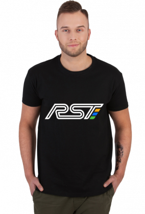 Czarny t-shirt RST