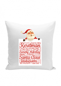 Poszewka na poduszkę "jasiek" - Święty Mikołaj - kto przynosi prezety w innych krajach.