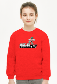 Just be yoursELF (bluza dziewczęca klasyczna)