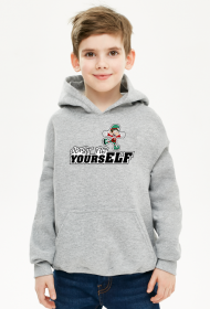 Just be yoursELF (bluza chłopięca kaptur)