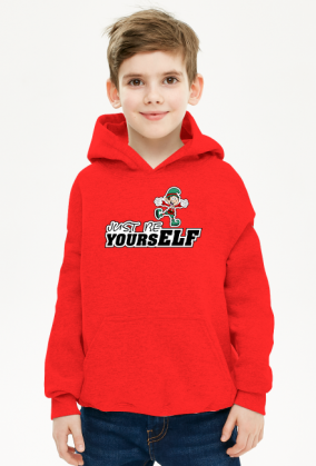 Just be yoursELF (bluza chłopięca kaptur)