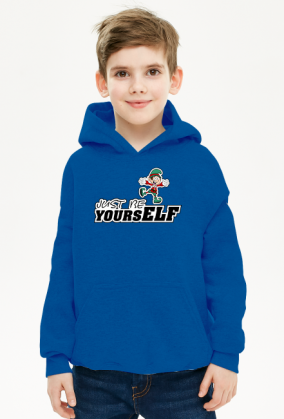 Just be yoursELF (bluza chłopięca kaptur)