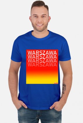 T-Shirt męski Warszawa