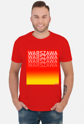T-Shirt męski Warszawa