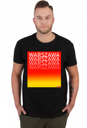 T-Shirt męski Warszawa