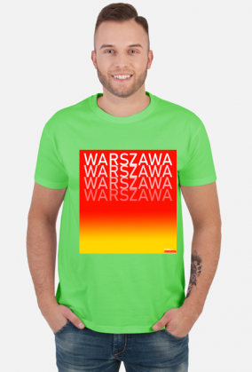 T-Shirt męski Warszawa