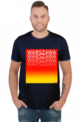 T-Shirt męski Warszawa