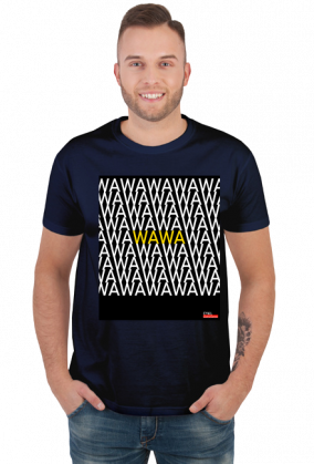 T-Shirt męski WAWA