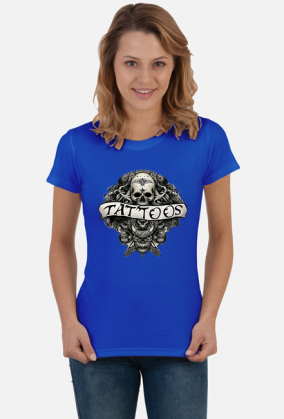 "Tattoos Tshirt V1" Damska