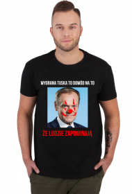 koszulka męska tusk zabawne polityka klaun