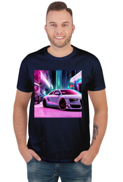 Koszulka cyberpunk audi
