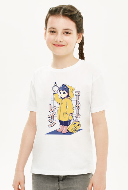 Dziewczynka anime w autobusie