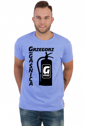 Grzegorz - G jak Gaśnica (koszulka męska) cg
