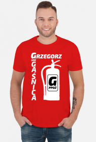 Grzegorz - G jak Gaśnica (koszulka męska) jg