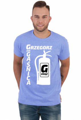 Grzegorz - G jak Gaśnica (koszulka męska) jg