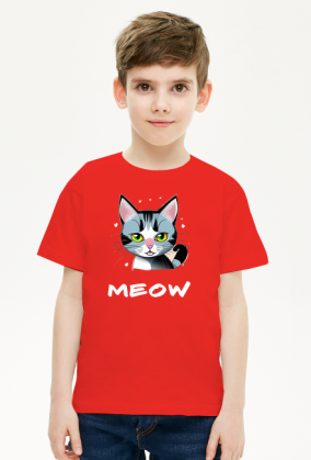 Koszulka chłopiec biały napis