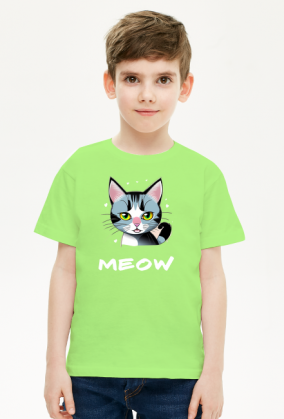 Koszulka chłopiec biały napis