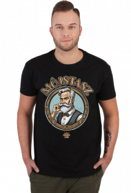 MÓJSTASZ - koszulka dla brodacza i wąsacza