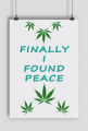 Finally I found peace