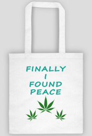 Finally I found peace