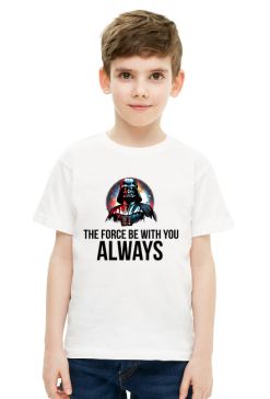 The Force Be With T-shirt Kid