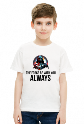 The Force Be With T-shirt Kid