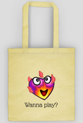 Torba bawełniana bara bara Wanna play? The Sims