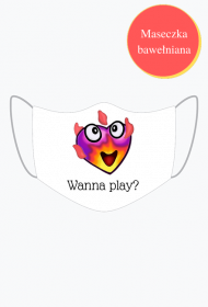 Maseczka bawełniana bara bara Wanna play? The Sims