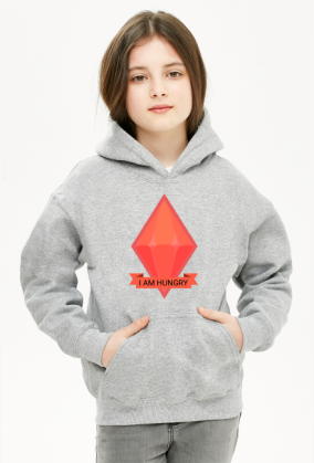 Bluza dziecięca z kapturem I’am hungry The Sims