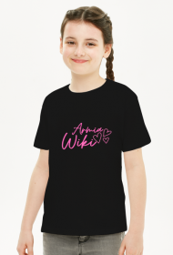 Koszulka Armia Wiki dziecięca czarna