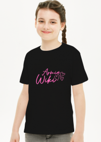 Koszulka Armia Wiki dziecięca czarna
