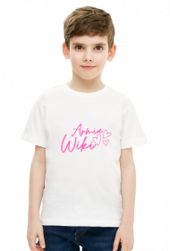 Koszulka Armia Wiki dziecięca chłopięca biała