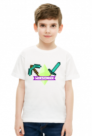 Koszulka dziecięca Minecraft wiksonax