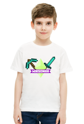 Koszulka dziecięca Minecraft wiksonax